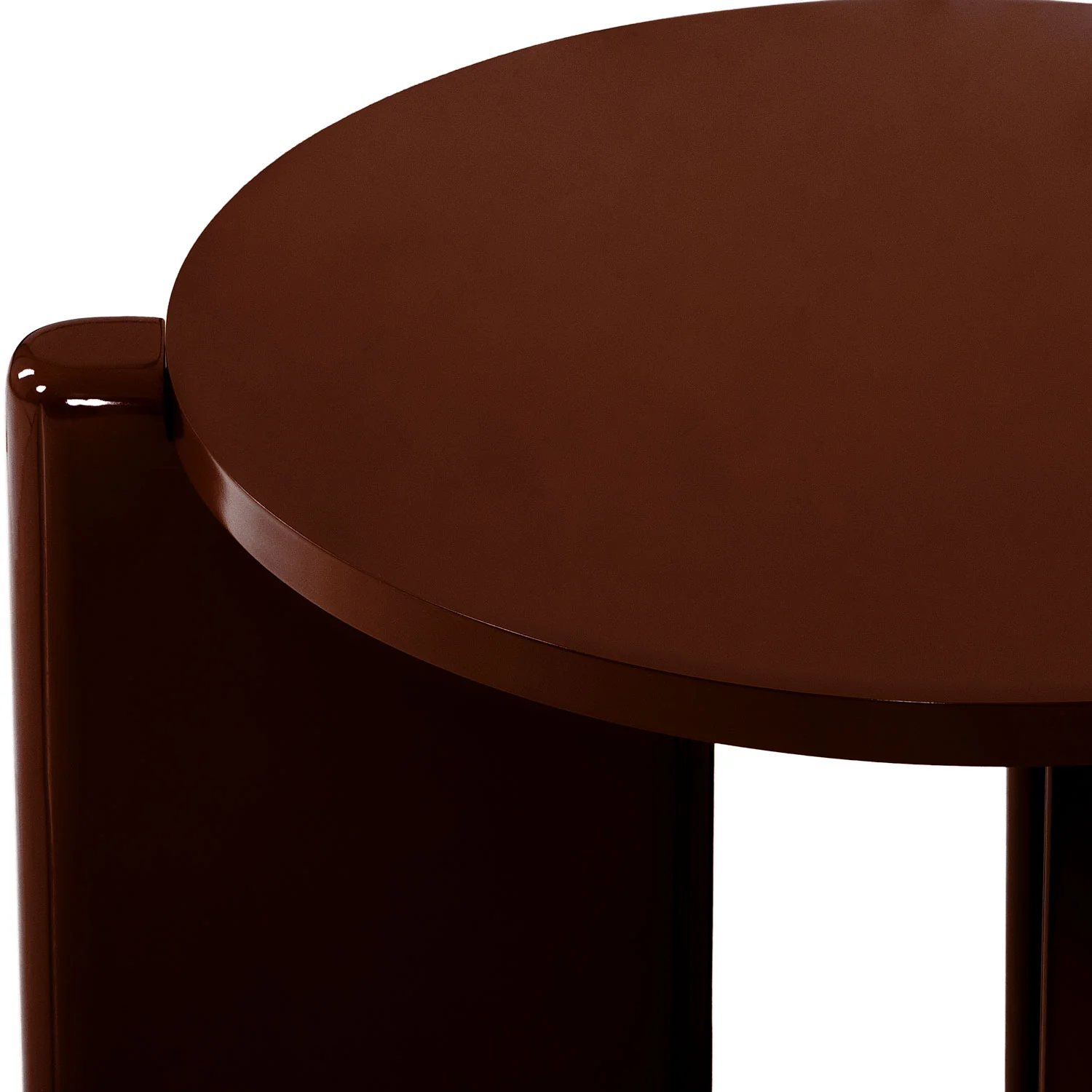 Mesa De Centro Oklam Redonda 40 Merlot - Image 3