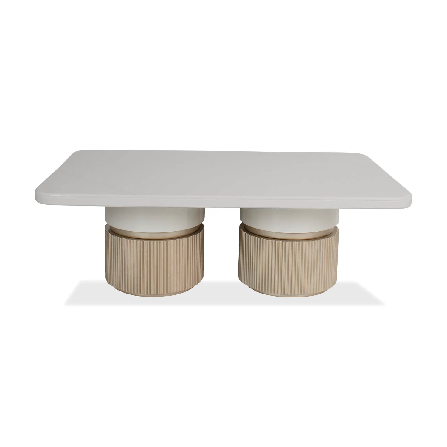 Mesa De Centro Toscana Off White, Champaña 120X80