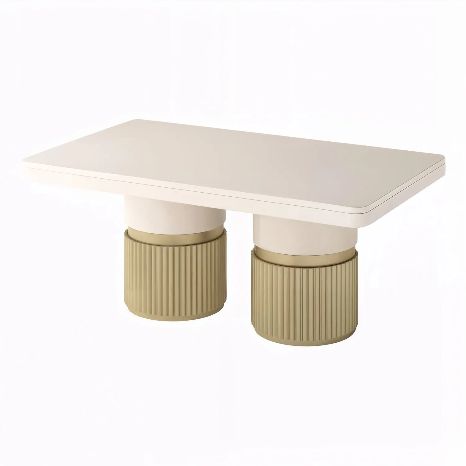 Mesa De Centro Toscana Off White, Champaña - Image 2