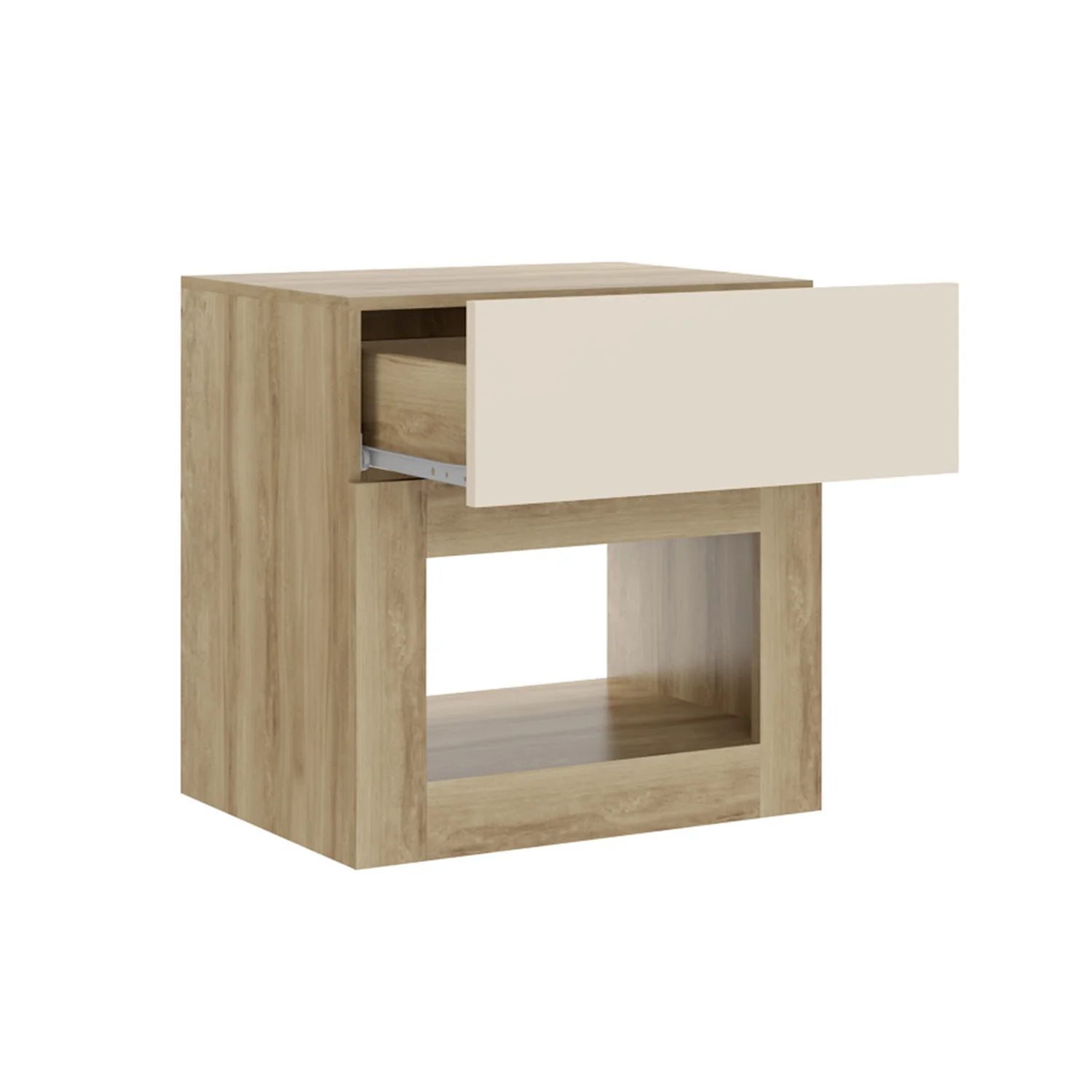 Mesa de Noche Broadway Natural, Off White - Image 4