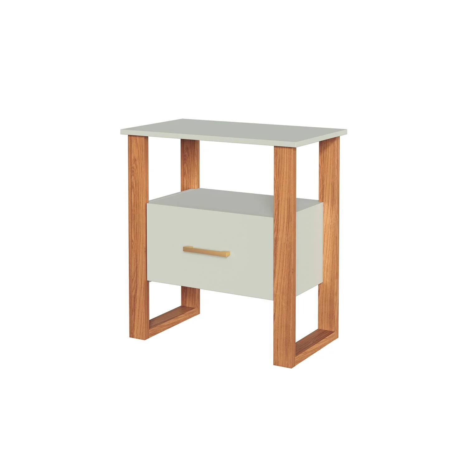 Mesa De Noche Cox 60X65X35 Natural, Off White - Image 3