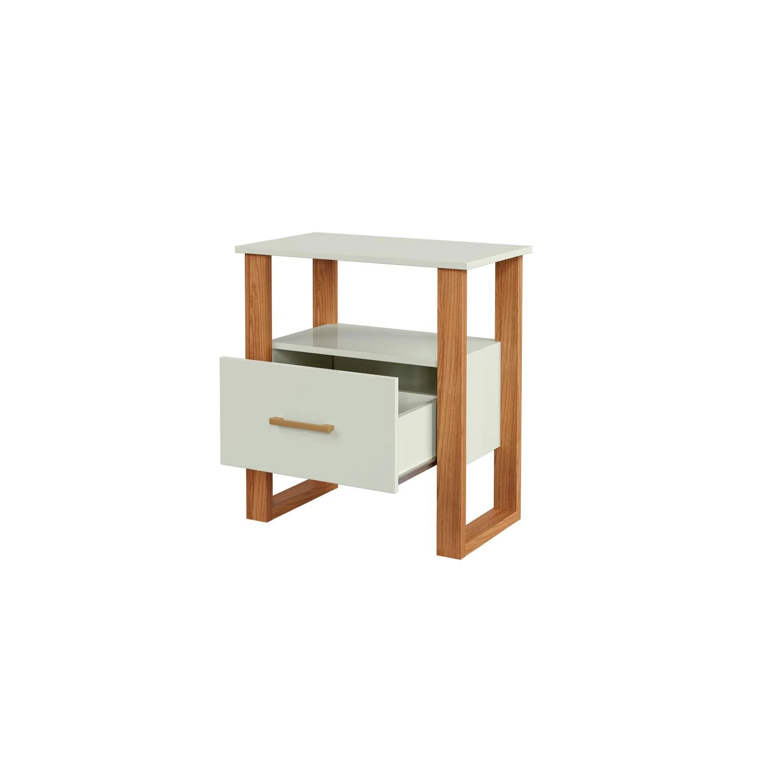 Mesa De Noche Cox 60X65X35 Natural, Off White - Image 4