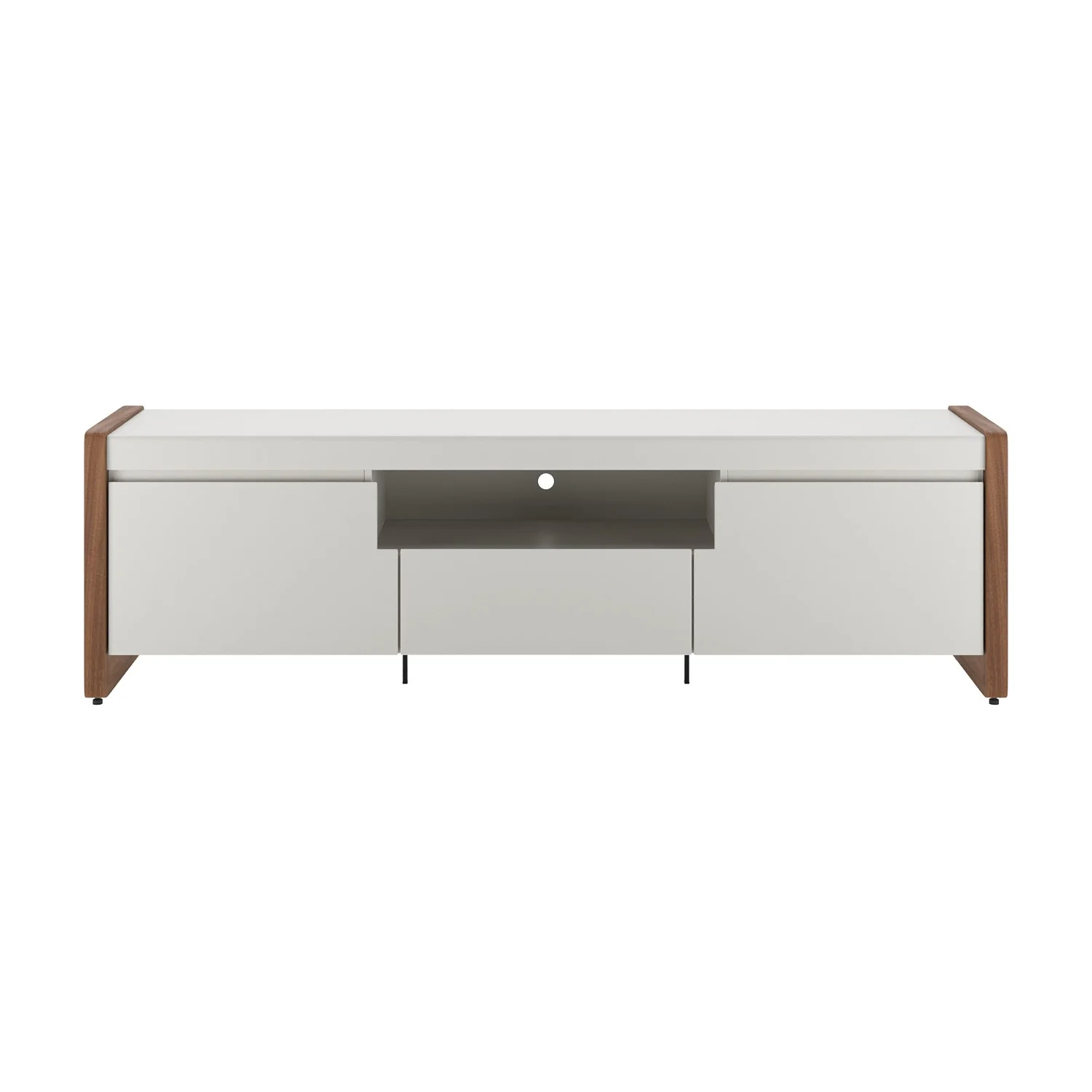 Mesa De Tv Clara 188X56X40 Off White, Natural - Image 2