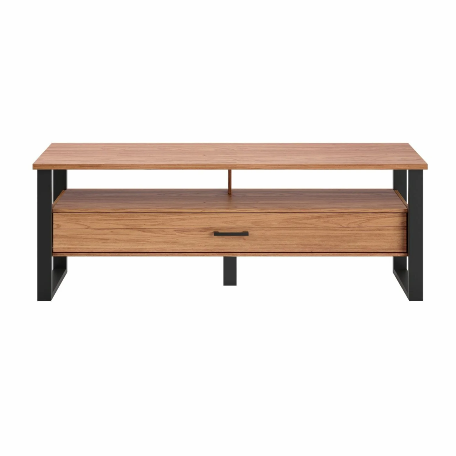 Mesa De Tv Cox Natural, Negro 140X60 - Image 3