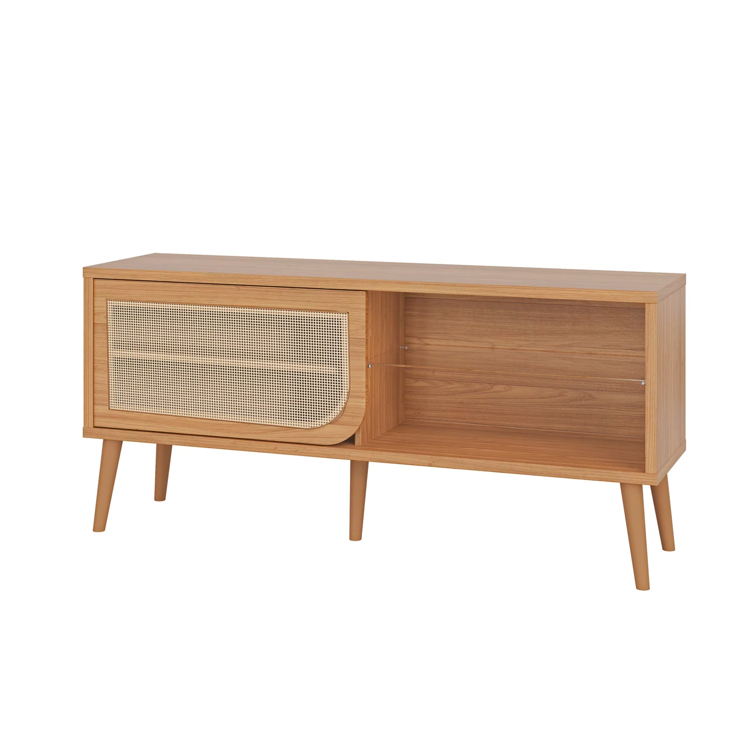 Mesa De Tv Dali 135X62X36 Natural, Tejido - Image 3