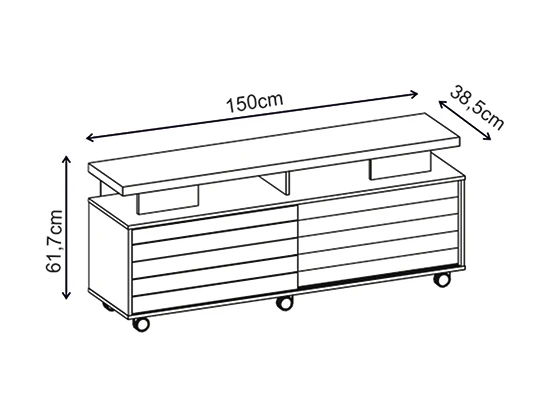 Mesa Tv Barton 1.50 Off White - Image 6