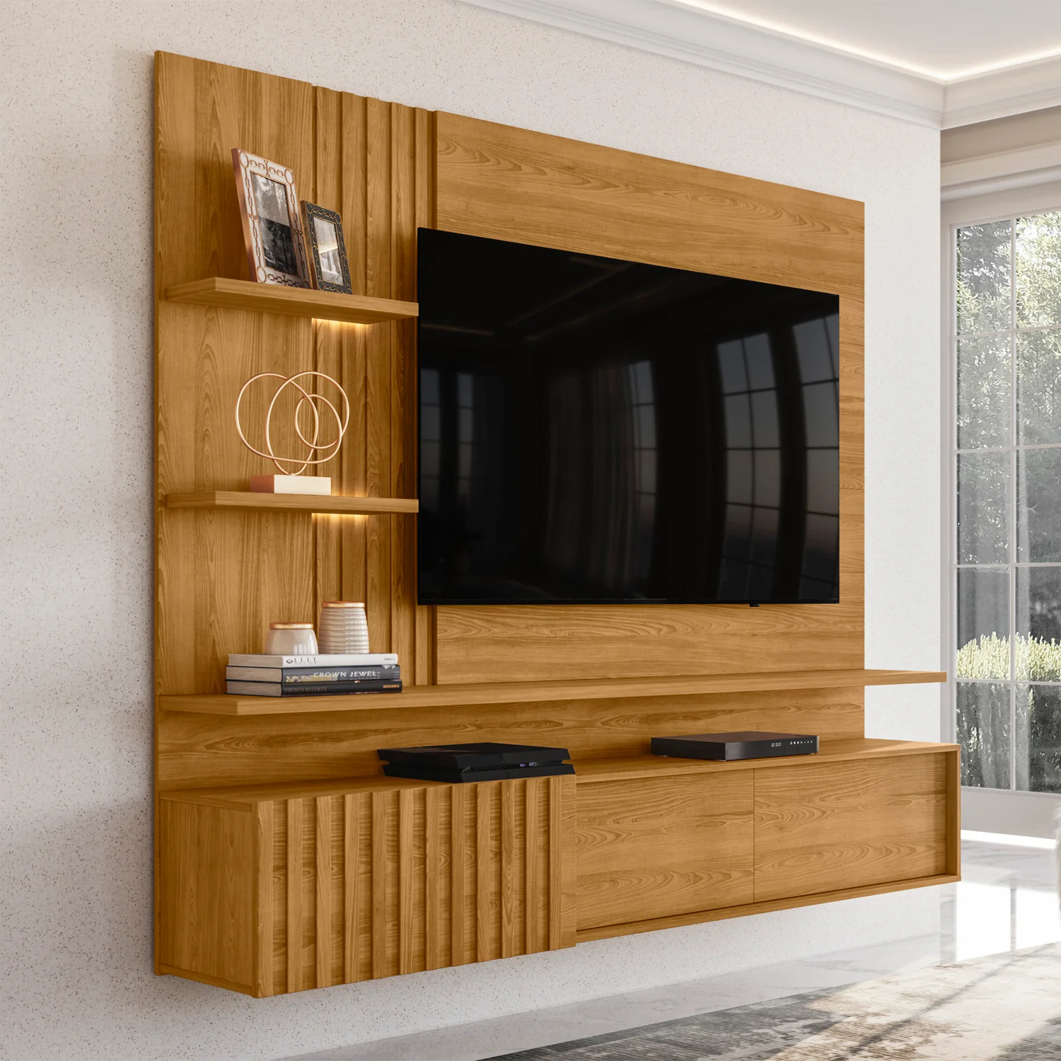Panel de Tv Bruno 200X167X35 Natural - Image 2
