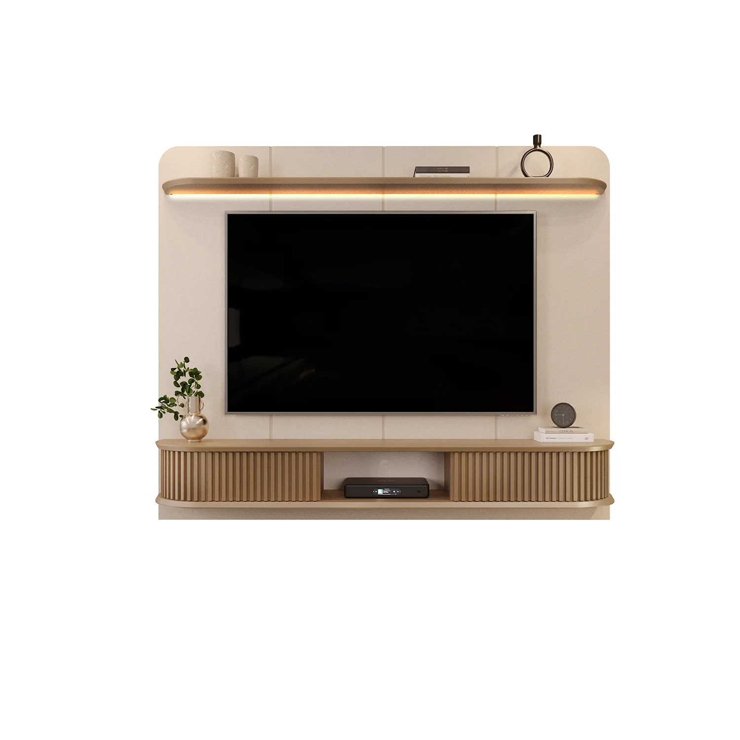 Panel De Tv Cami 215X169X38 Perla Champana - Image 4