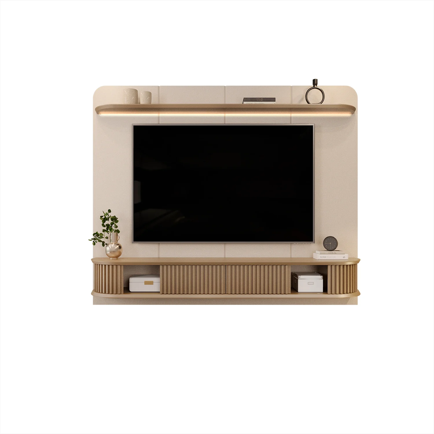 Panel De Tv Cami 215X169X38 Perla Champana - Image 5