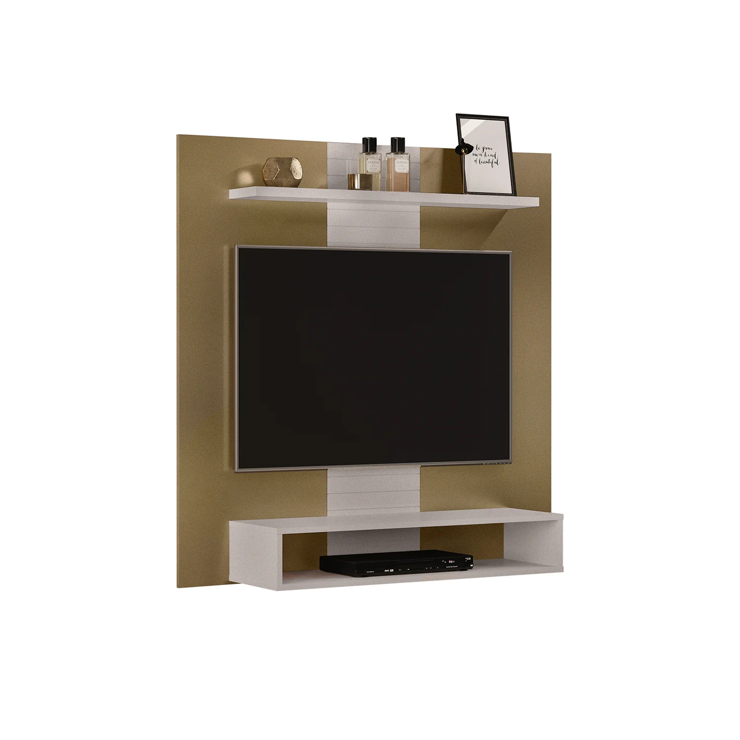 Panel de Tv Nixi Blanco Perla, Champaña 120X120 - Image 3