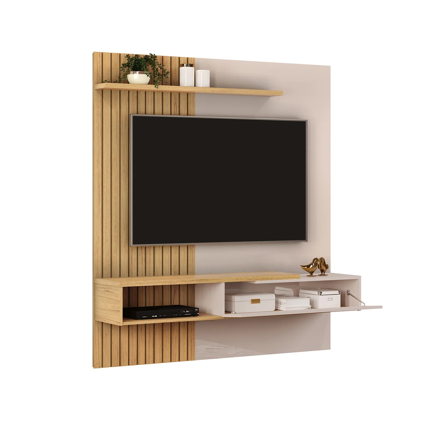 Panel de Tv Sari Natural, Off White 150X164 - Image 4