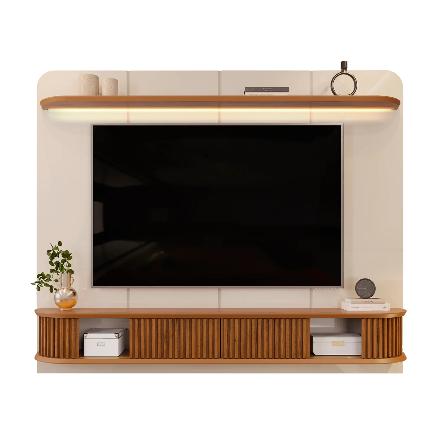 Panel Tv Cami 215X169X38 Natural, Off White - Image 4