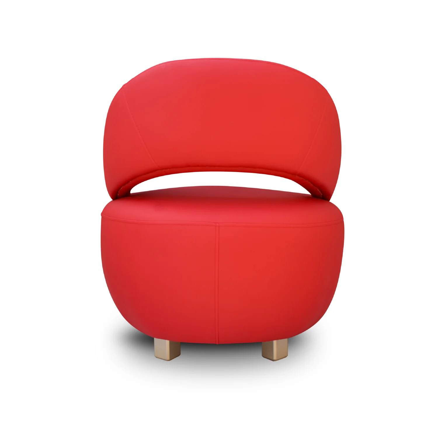 Poltrona Ari Pranna Escarlata Rojo, Champaña - Image 4