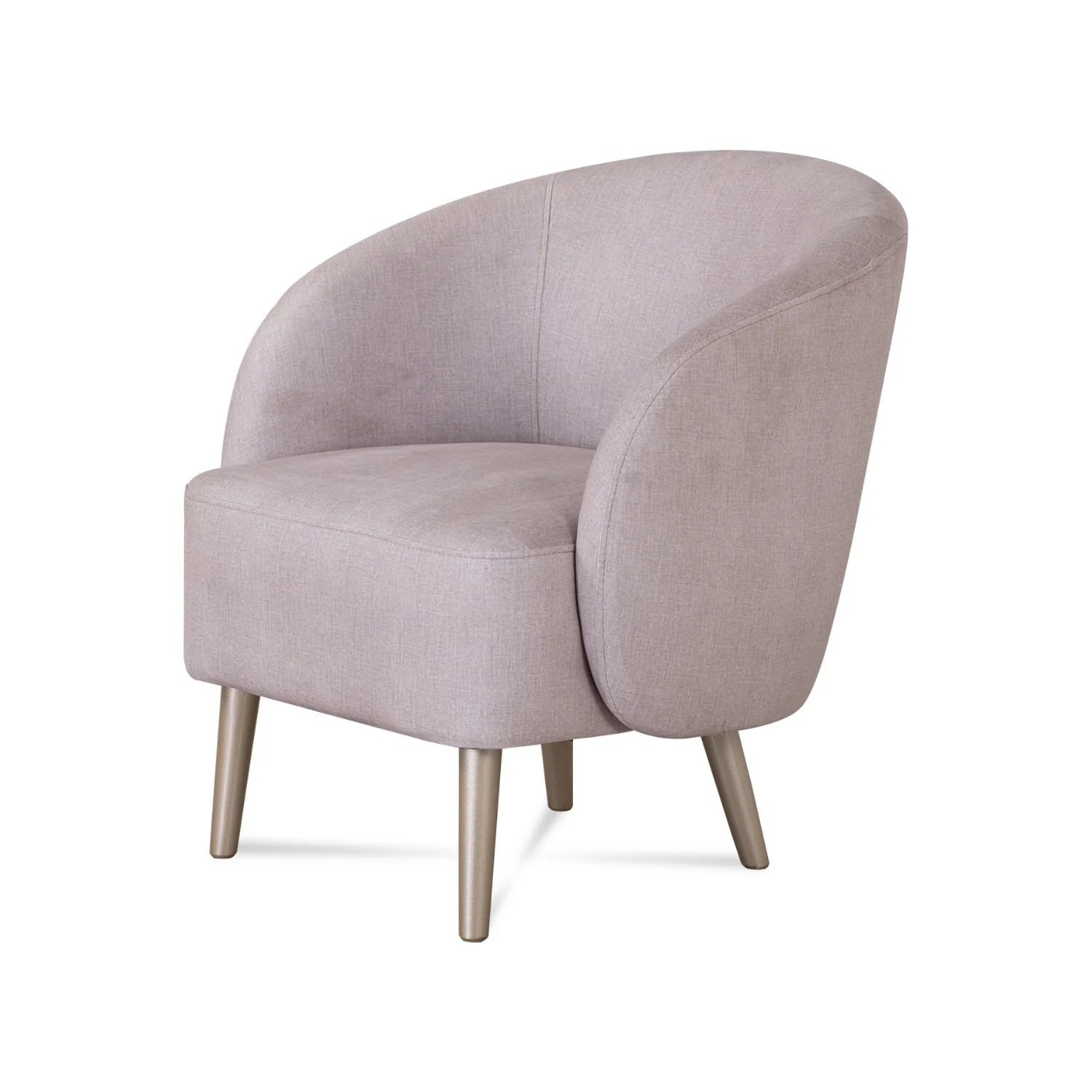Poltrona Colin Velvet Azafran Crudo, Champaña