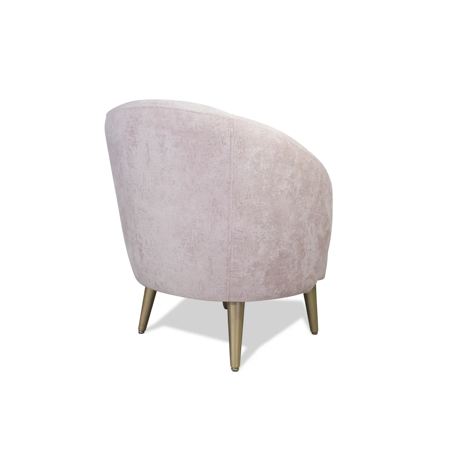 Poltrona Colin Velvet Prisma Rosa, Champaña - Image 4
