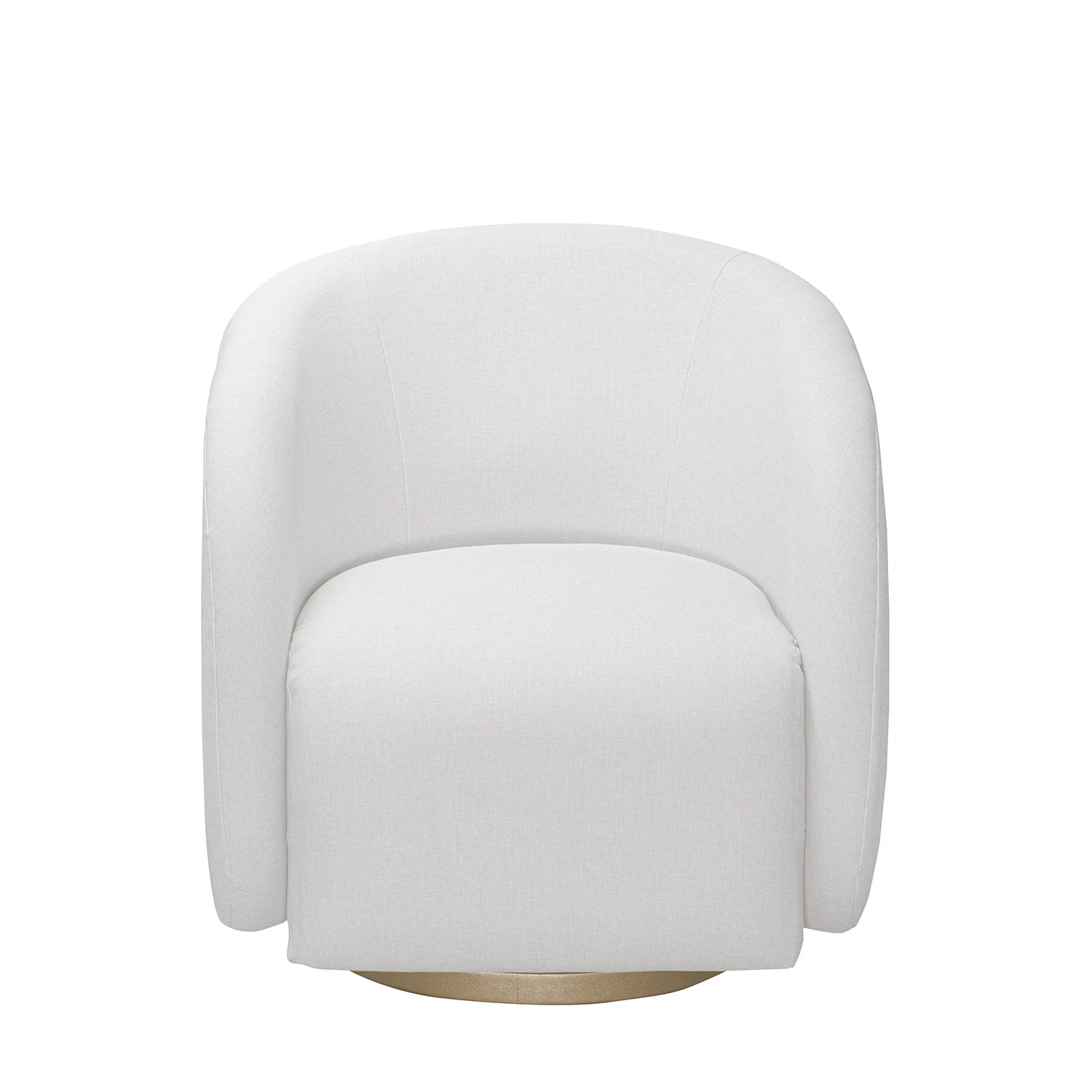 Poltrona Emilly Giratoria Eurolino Blanco Puro, Champaña