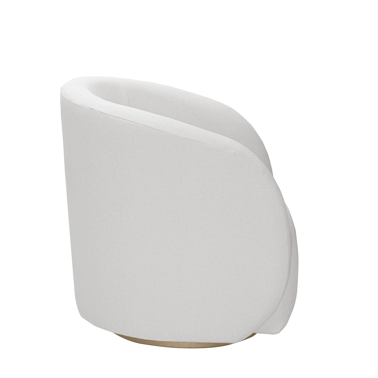 Poltrona Emilly Giratoria Eurolino Blanco Puro, Champaña - Image 4
