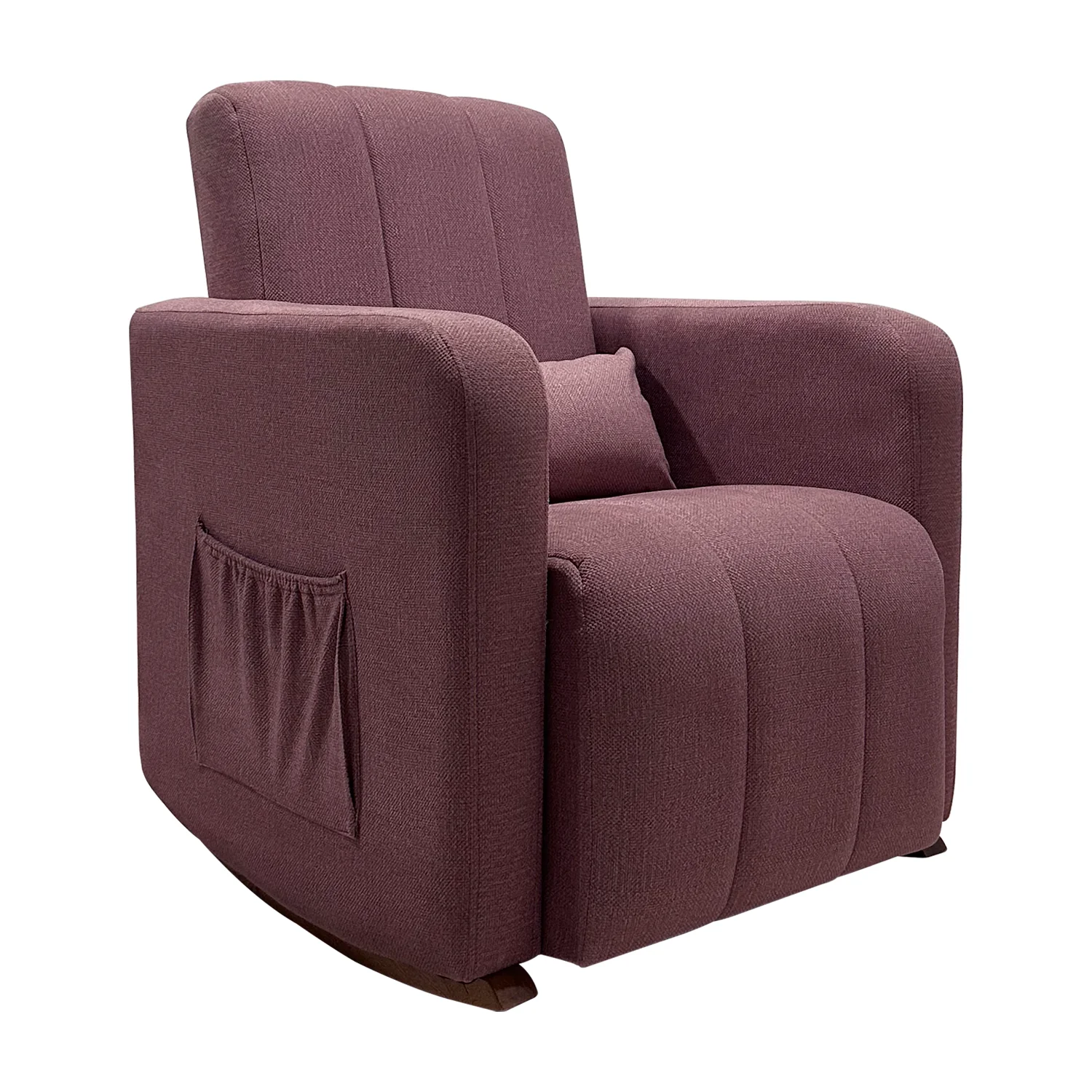 Poltrona Mecedora Clio Velvet Chalet Mora, Natural - Image 2