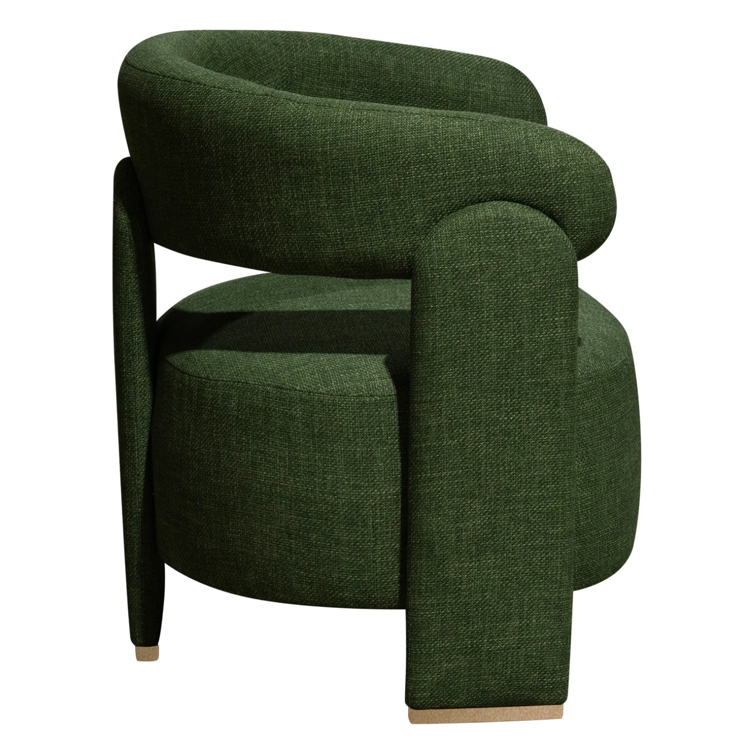 Poltrona Santy Lino Perseo Verde Pino, Champaña - Image 3