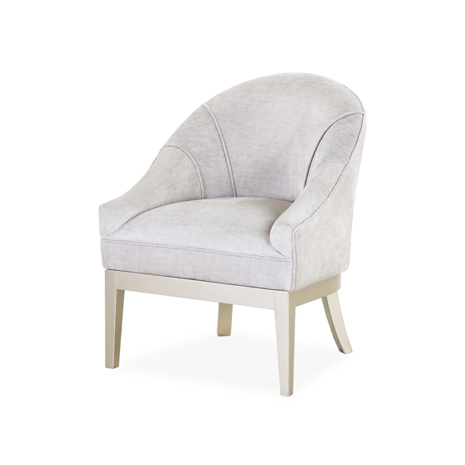 Poltrona Vivaldi Velvet Marmol, Champaña Premium