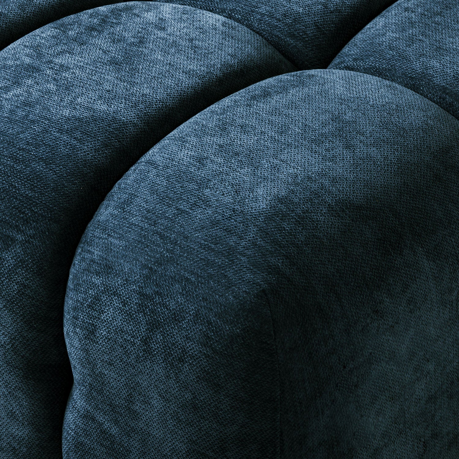 Puff Oklam Chenille Koi Indigo - Image 3