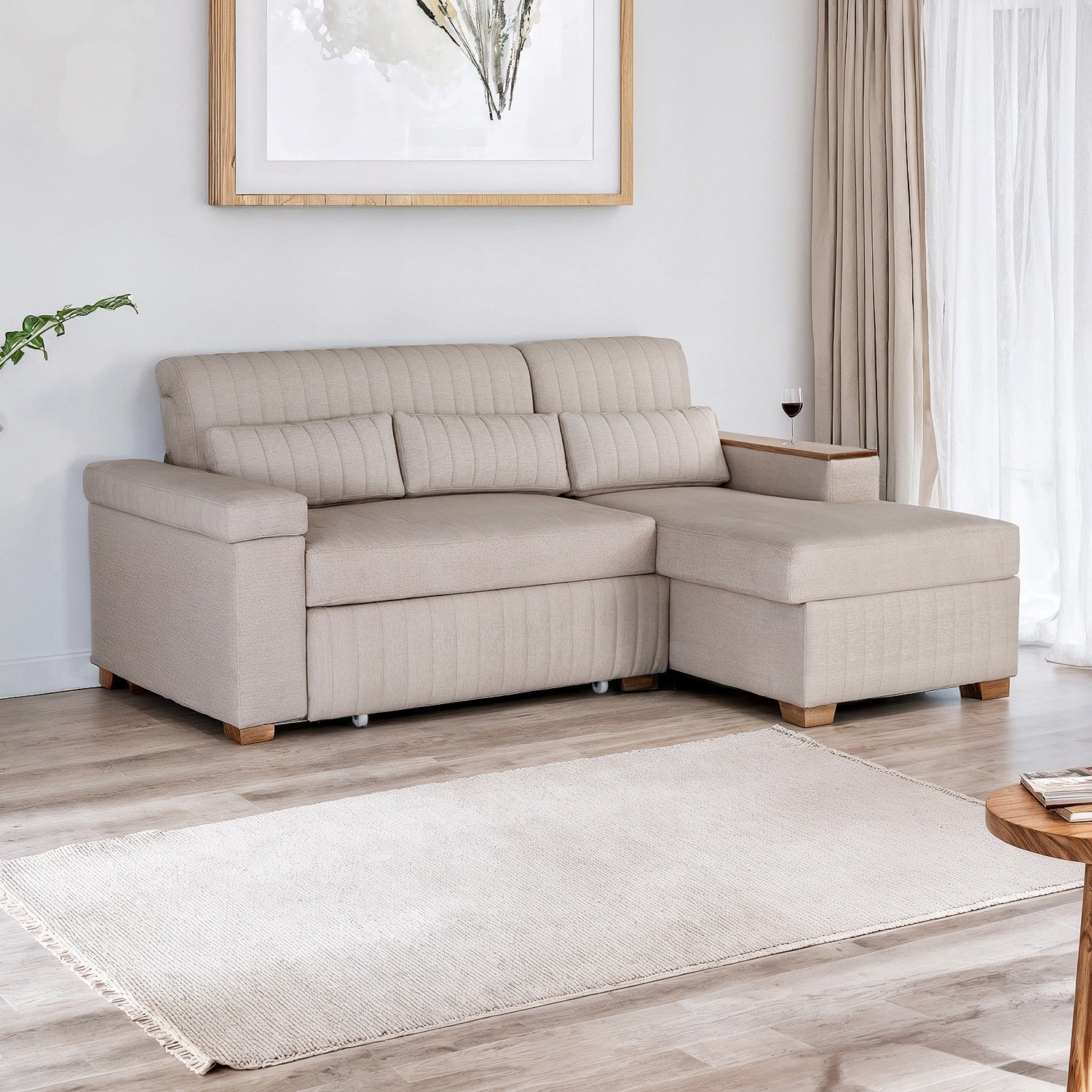 Sala Cama Robi Eurolino Marbella Marfil, Natural Orientación Derecha - Image 3
