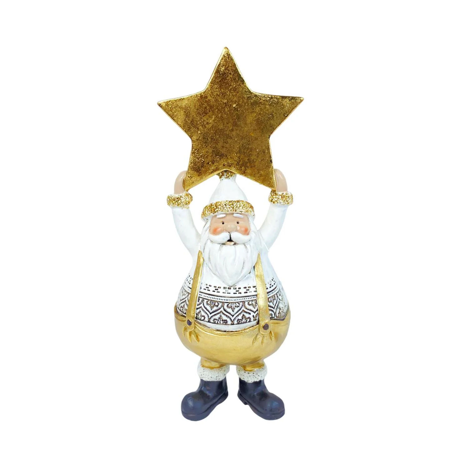 Santa 8X22  Dorado Estrella Navidad F251 - Image 3