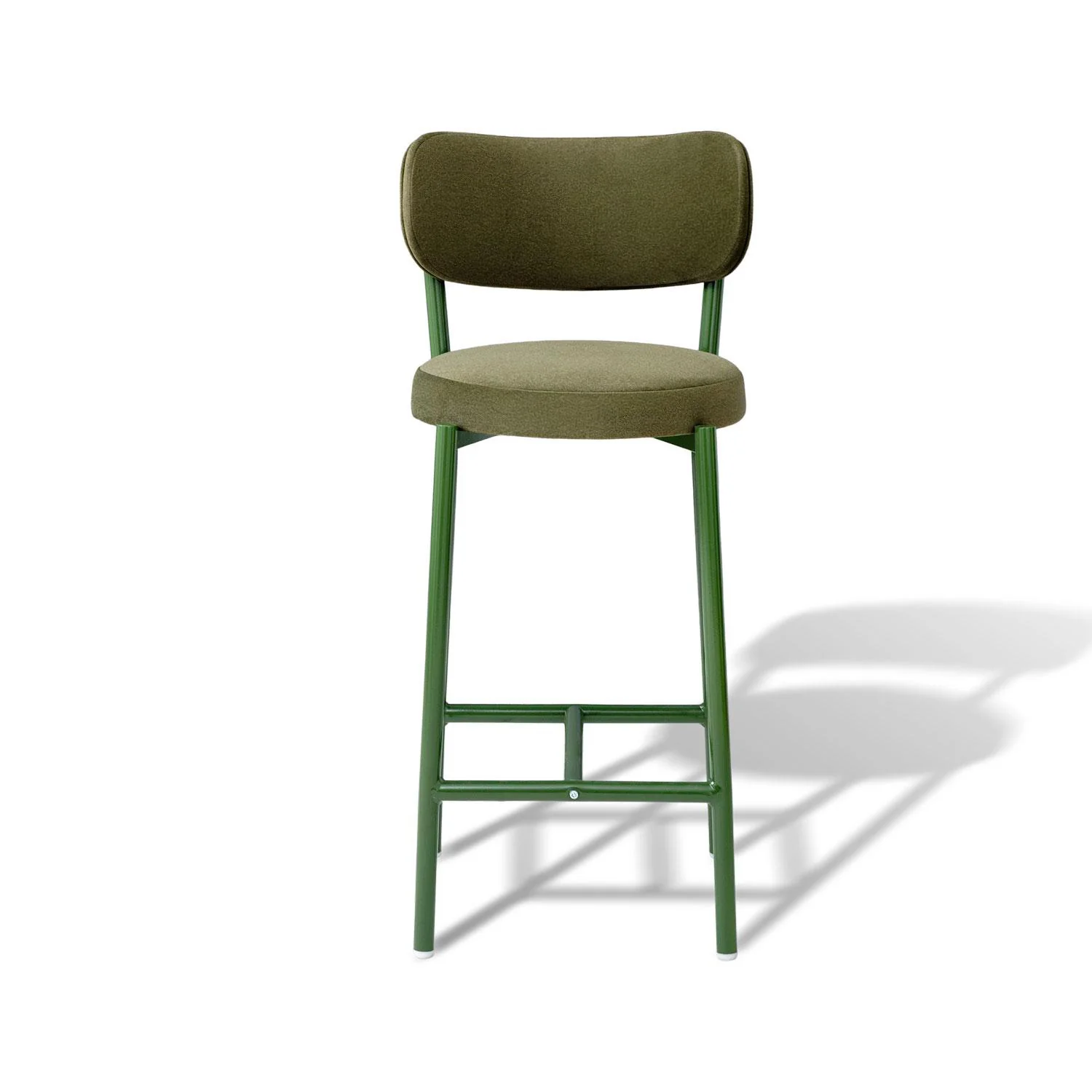 Silla Bar Arthur Velvet Nara Verde, Verde. - Image 2