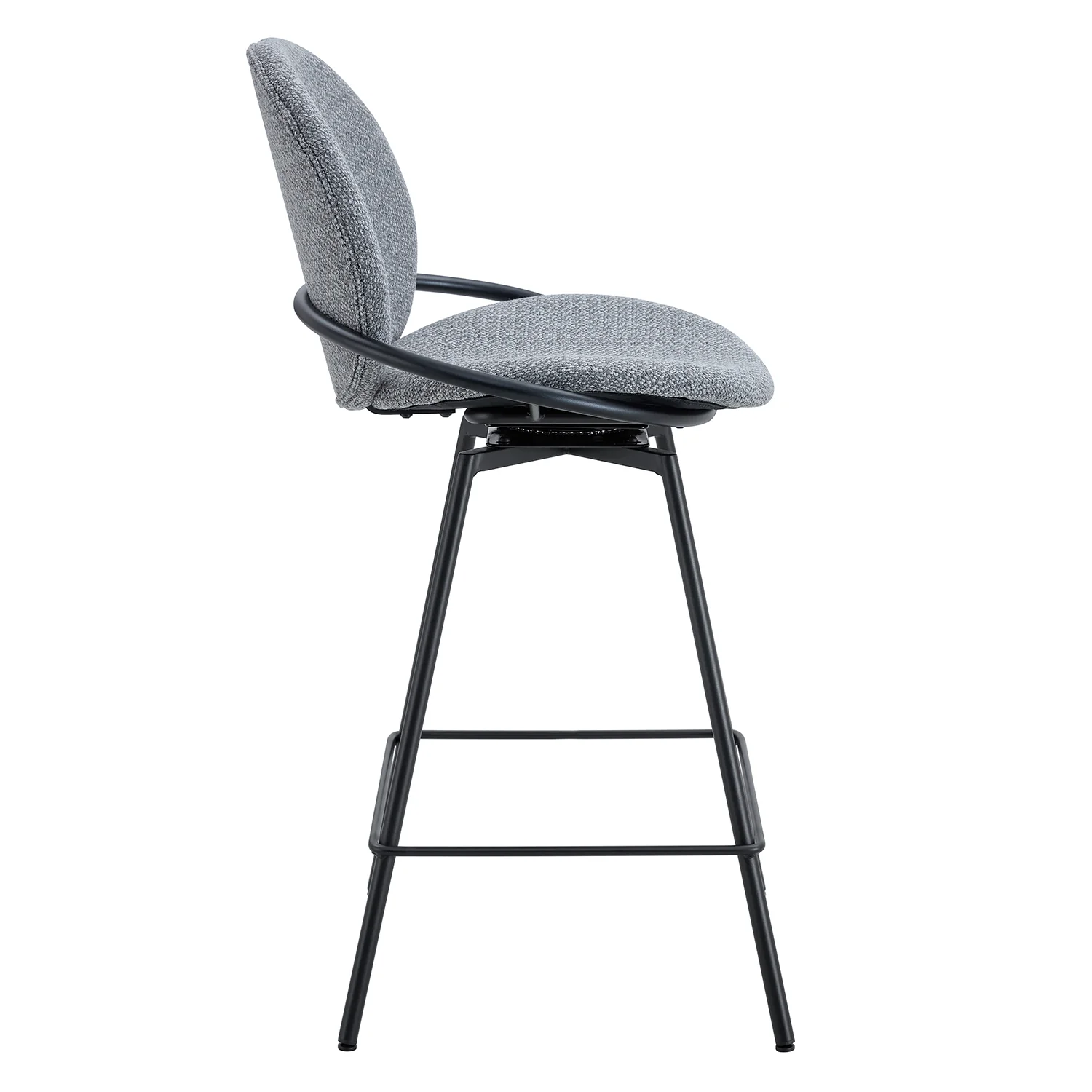 Silla para Barra Alec Gris Giratoria - Image 4