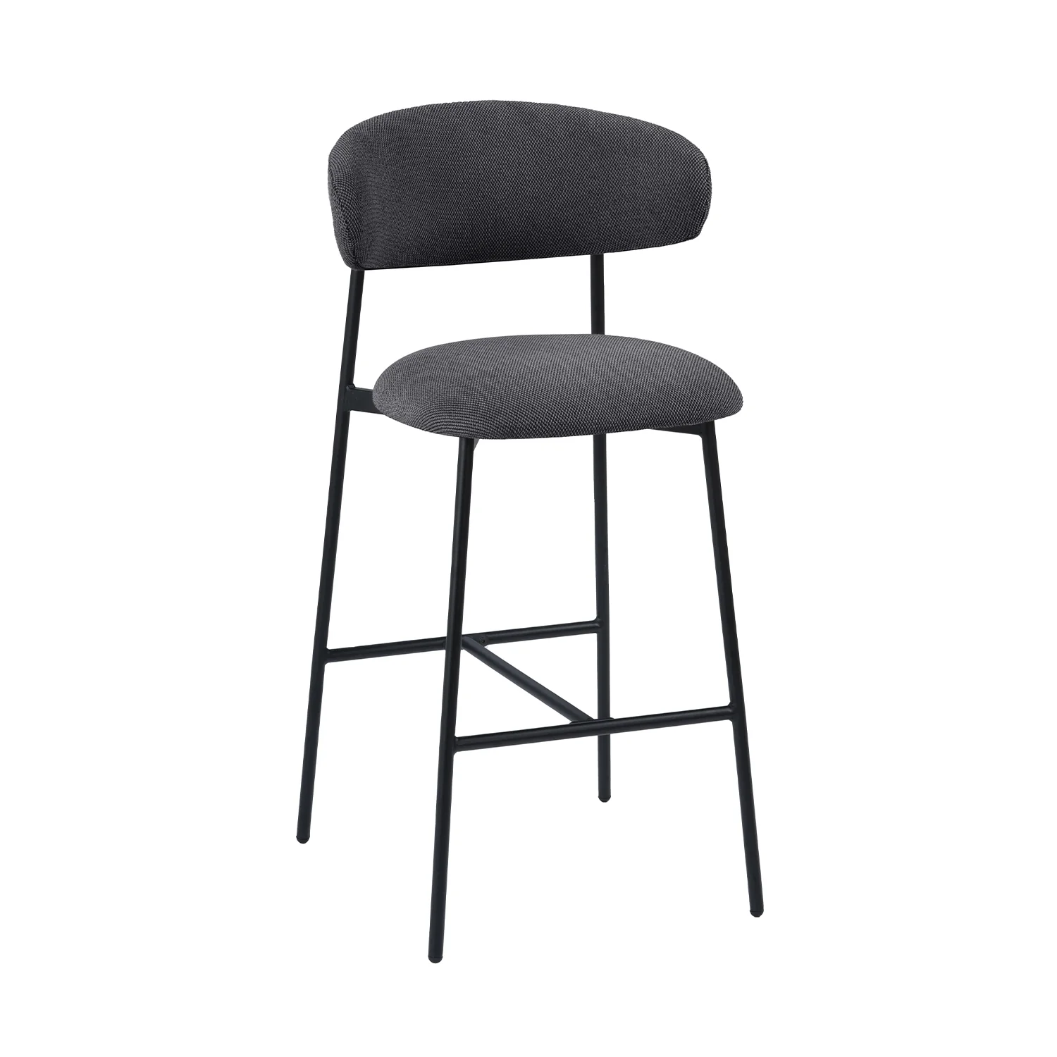 Silla Para Barra Alex Negro 53X53X95 (75Cm) - Image 2