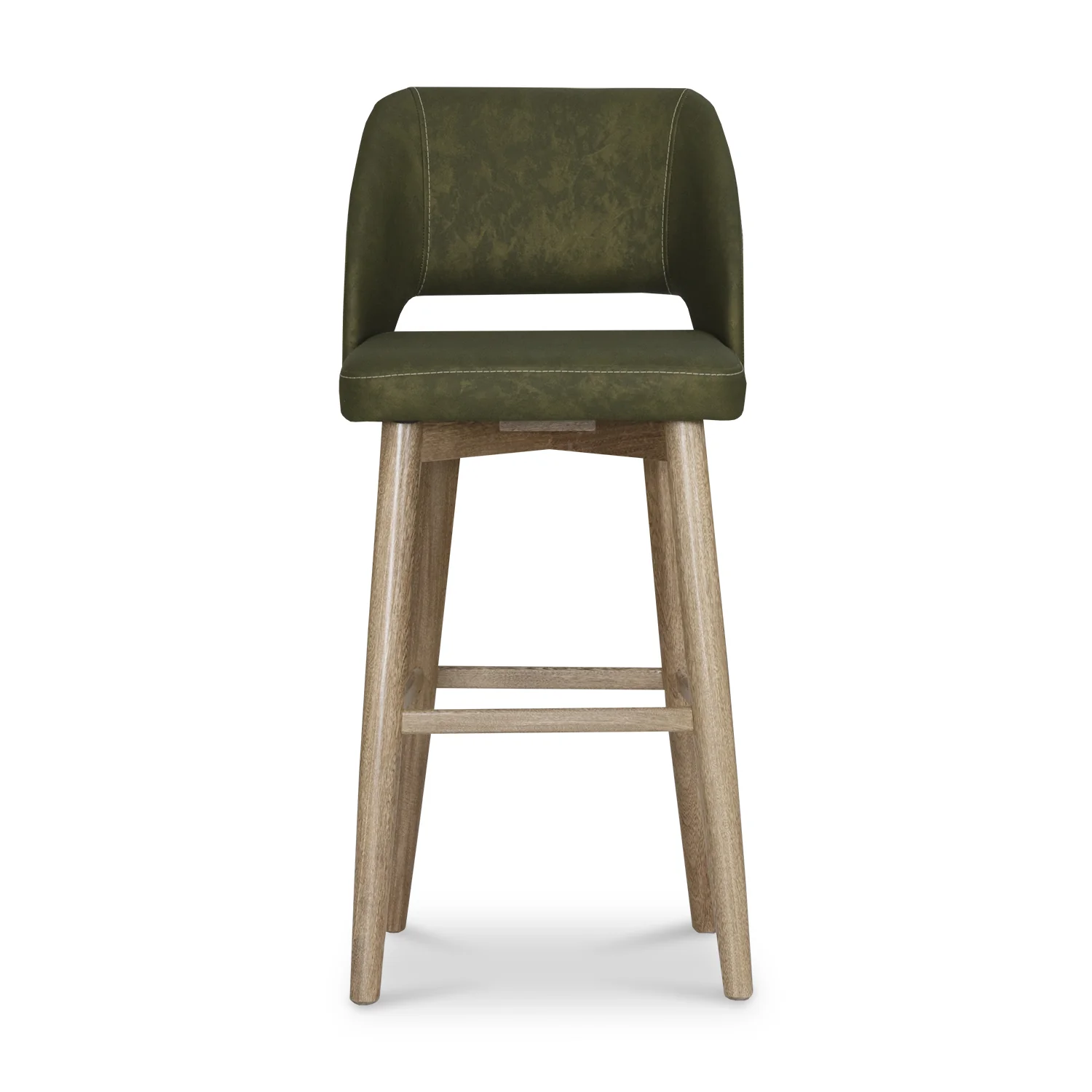 Silla para Barra Camille Eurolino Hyggen Verde, Natural - Image 2