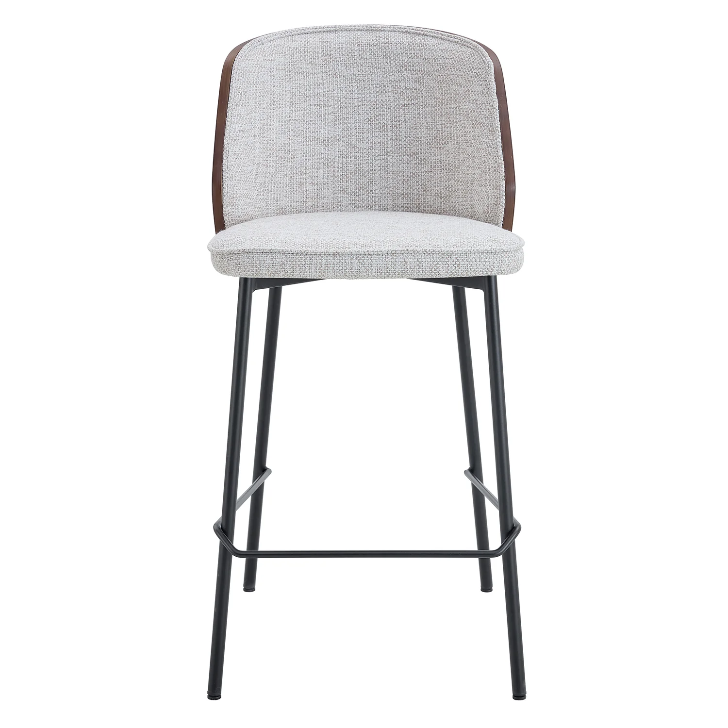 Silla para Barra Kim Beige, Nuez - Image 3