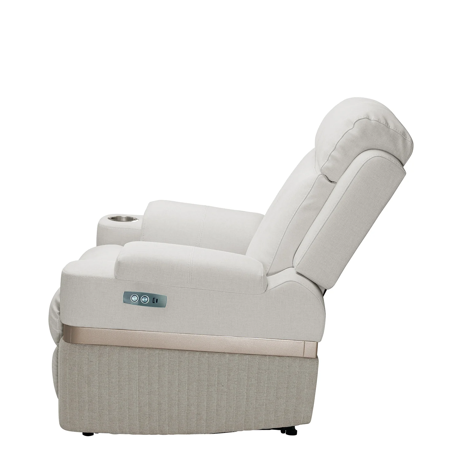 Silla Reclinable Dior Eurolino Blanco Puro, Champaña Eléctrica - Image 4