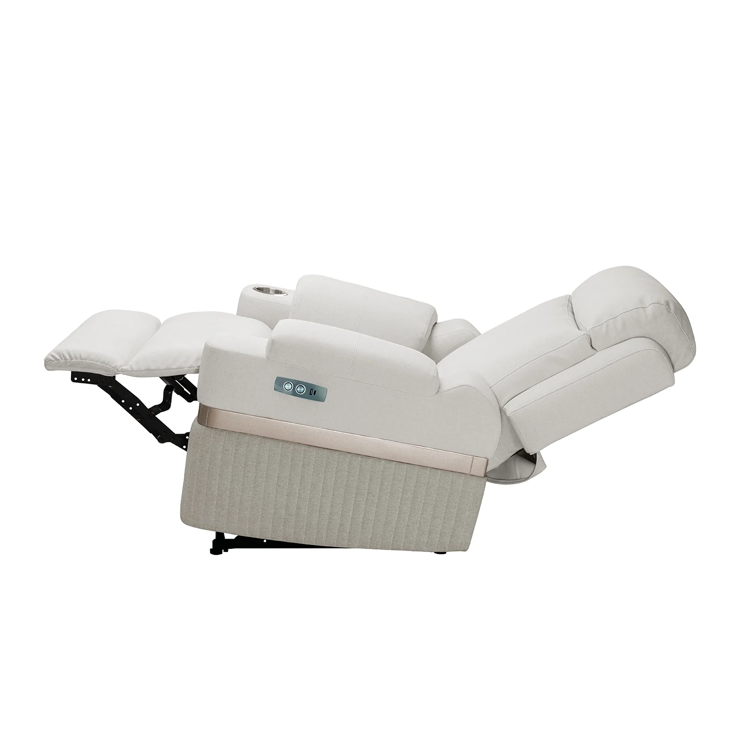 Silla Reclinable Dior Eurolino Blanco Puro, Champaña Eléctrica - Image 6
