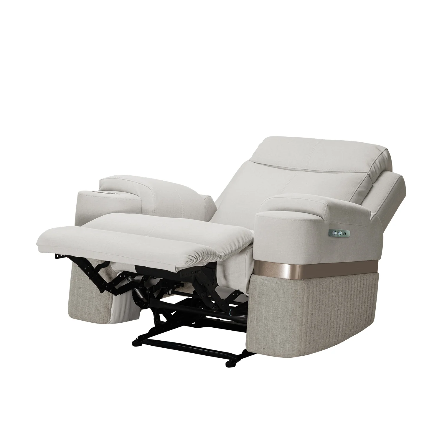 Silla Reclinable Dior Eurolino Blanco Puro, Champaña Eléctrica - Image 8