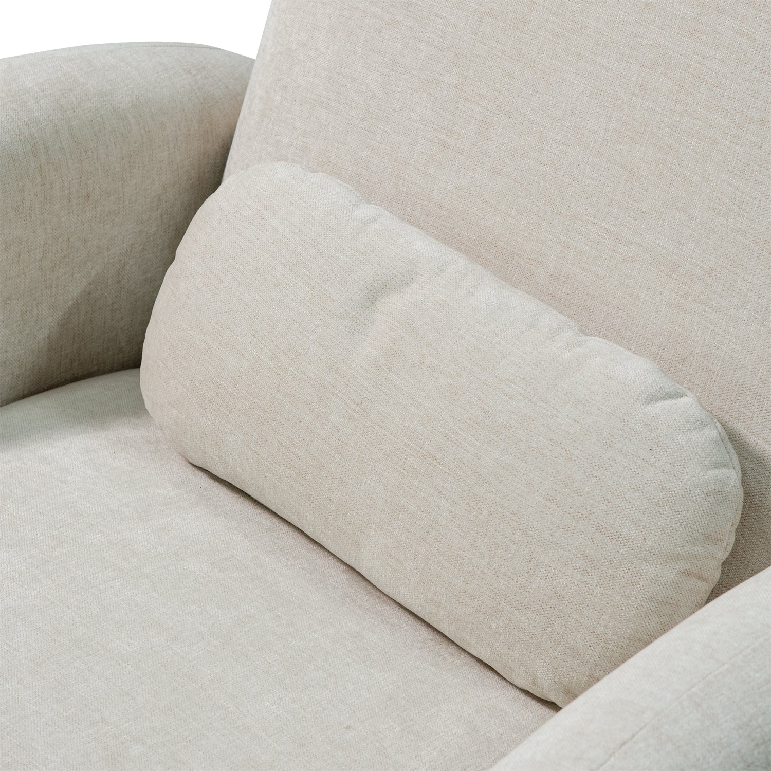 Silla Reclinable Ellis Chenille Touch Almendra Mecedora - Image 4