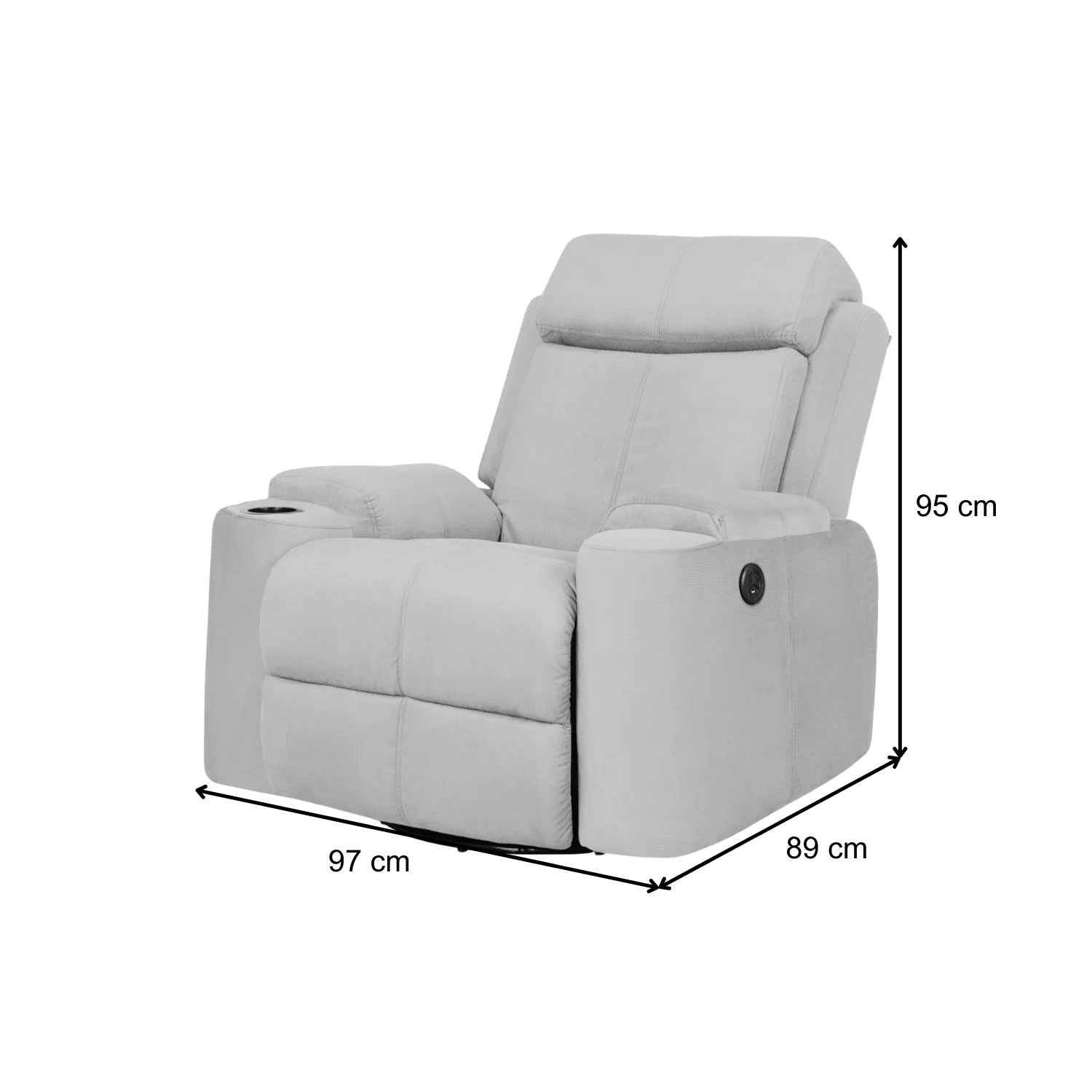 Sillón Reclinable Delta Eurolino Marfil - Image 5