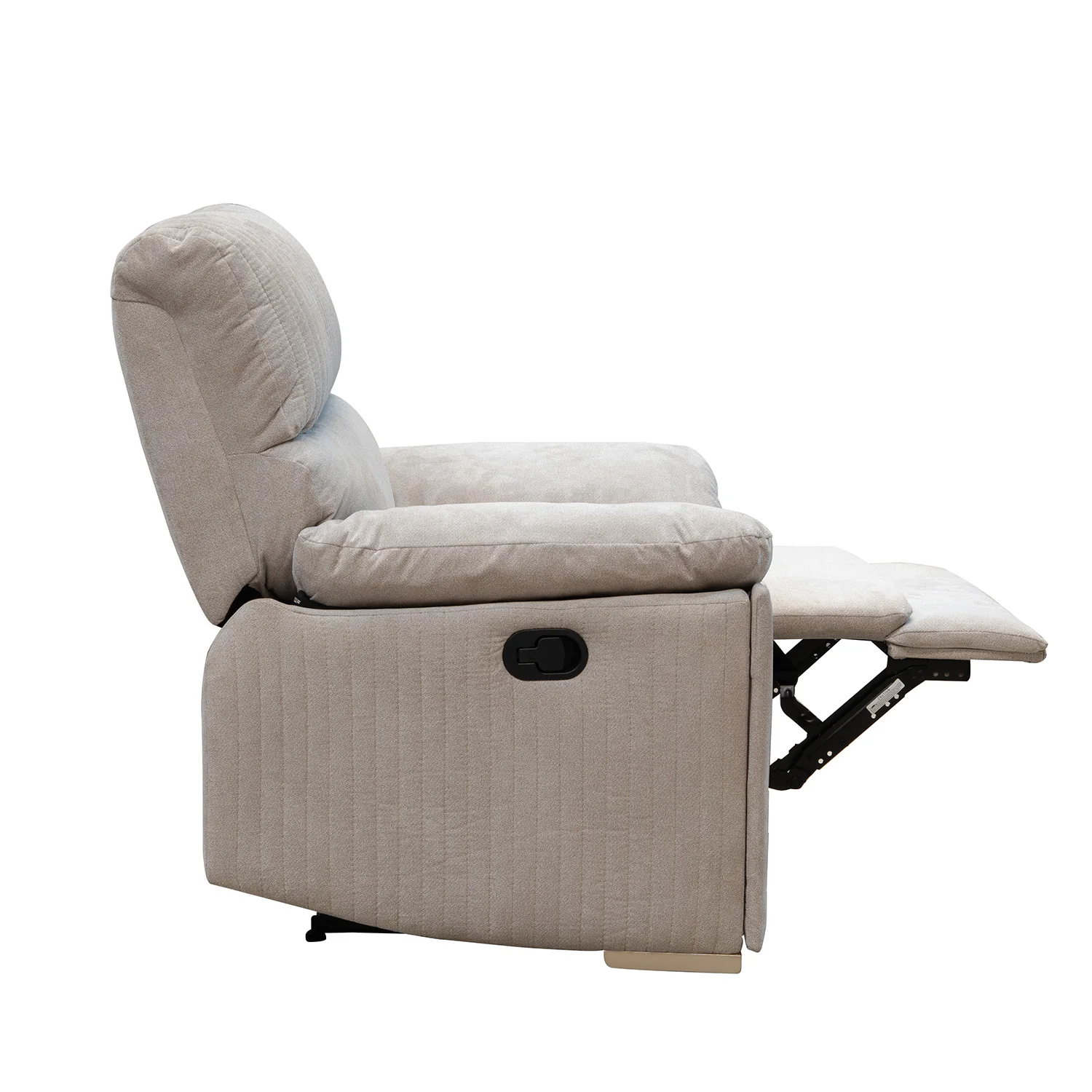 Sillón Reclinable Dinna Chenille Impetu Beige, Champaña - Image 4