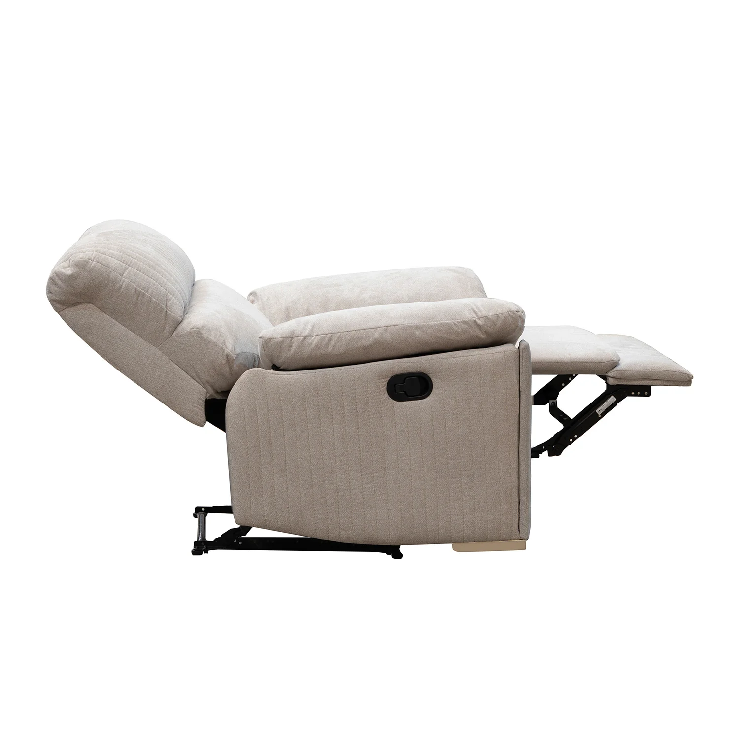 Sillón Reclinable Dinna Chenille Impetu Beige, Champaña - Image 5