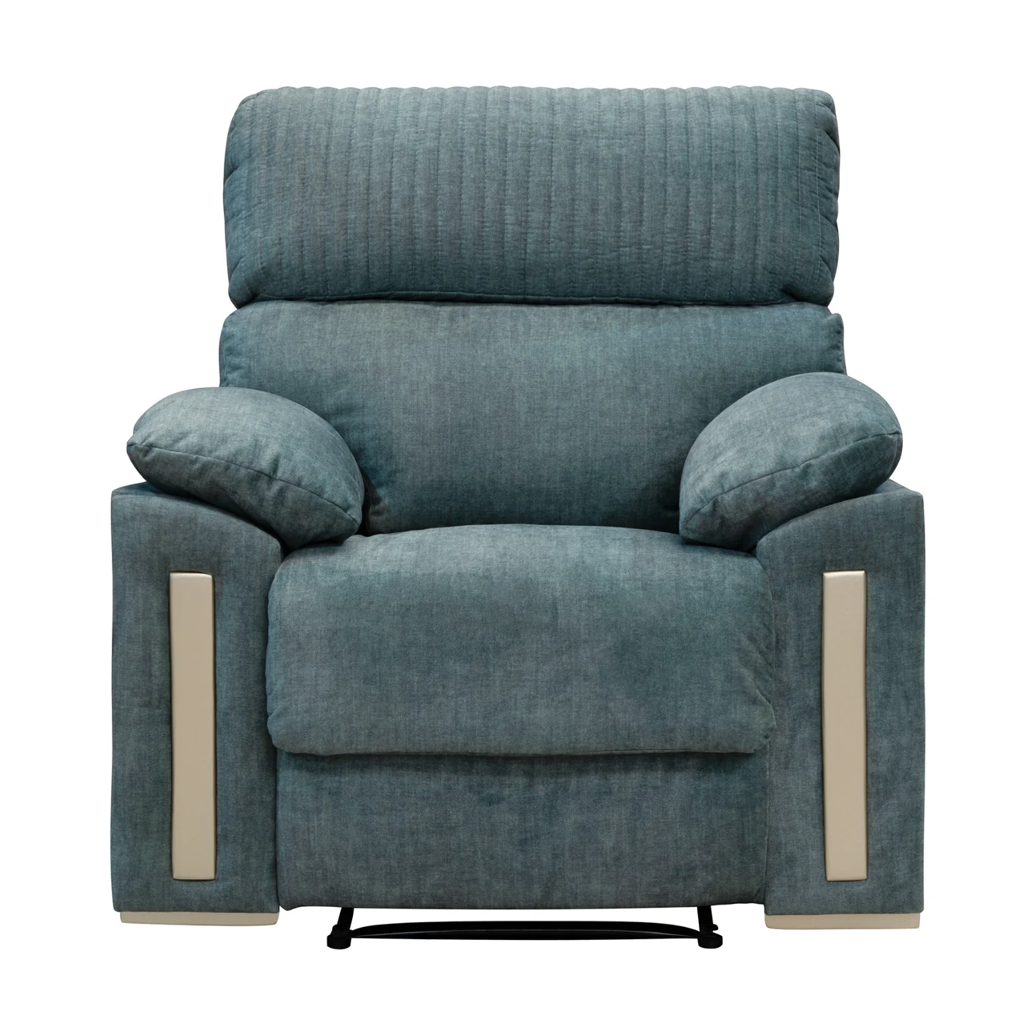 Sillón Reclinable Dinna Velvet Atlas Verde, Champaña - Image 4