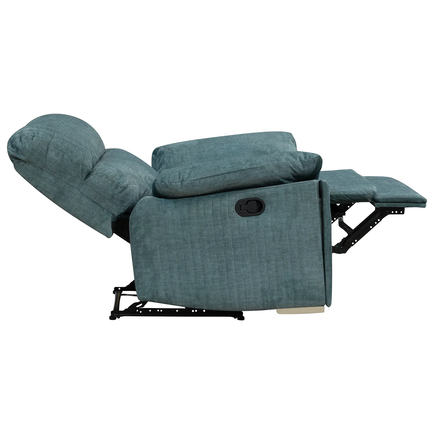 Sillón Reclinable Dinna Velvet Atlas Verde, Champaña - Image 6