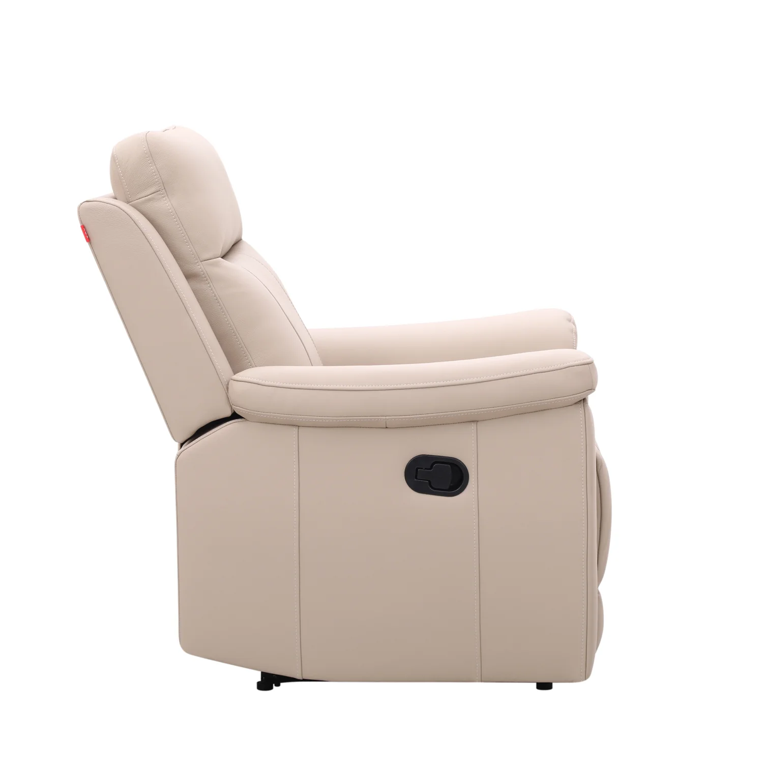 Sillón Reclinable Lola Cuero Beige - Image 5
