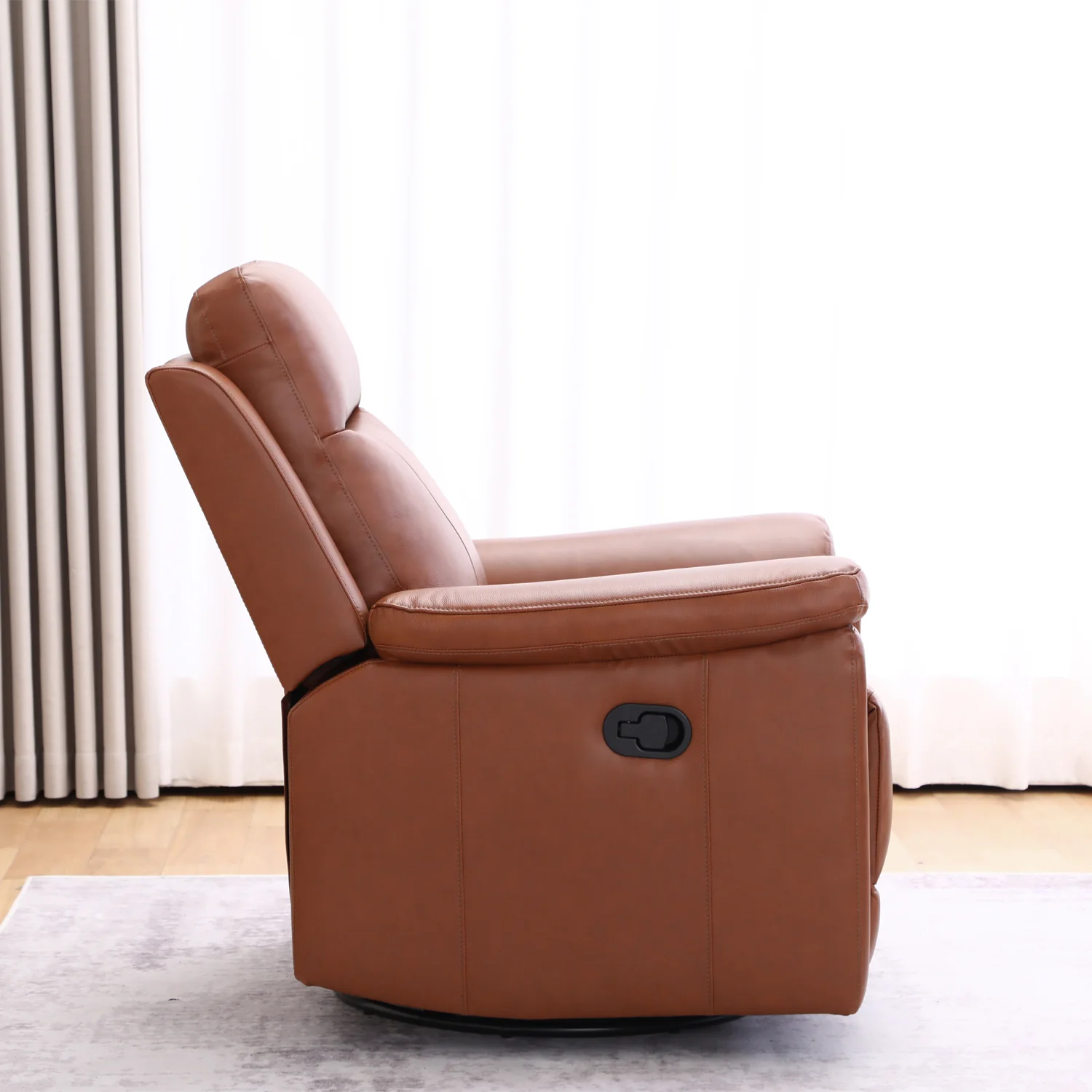 Sillón Reclinable Lola Cuero Miel - Image 5