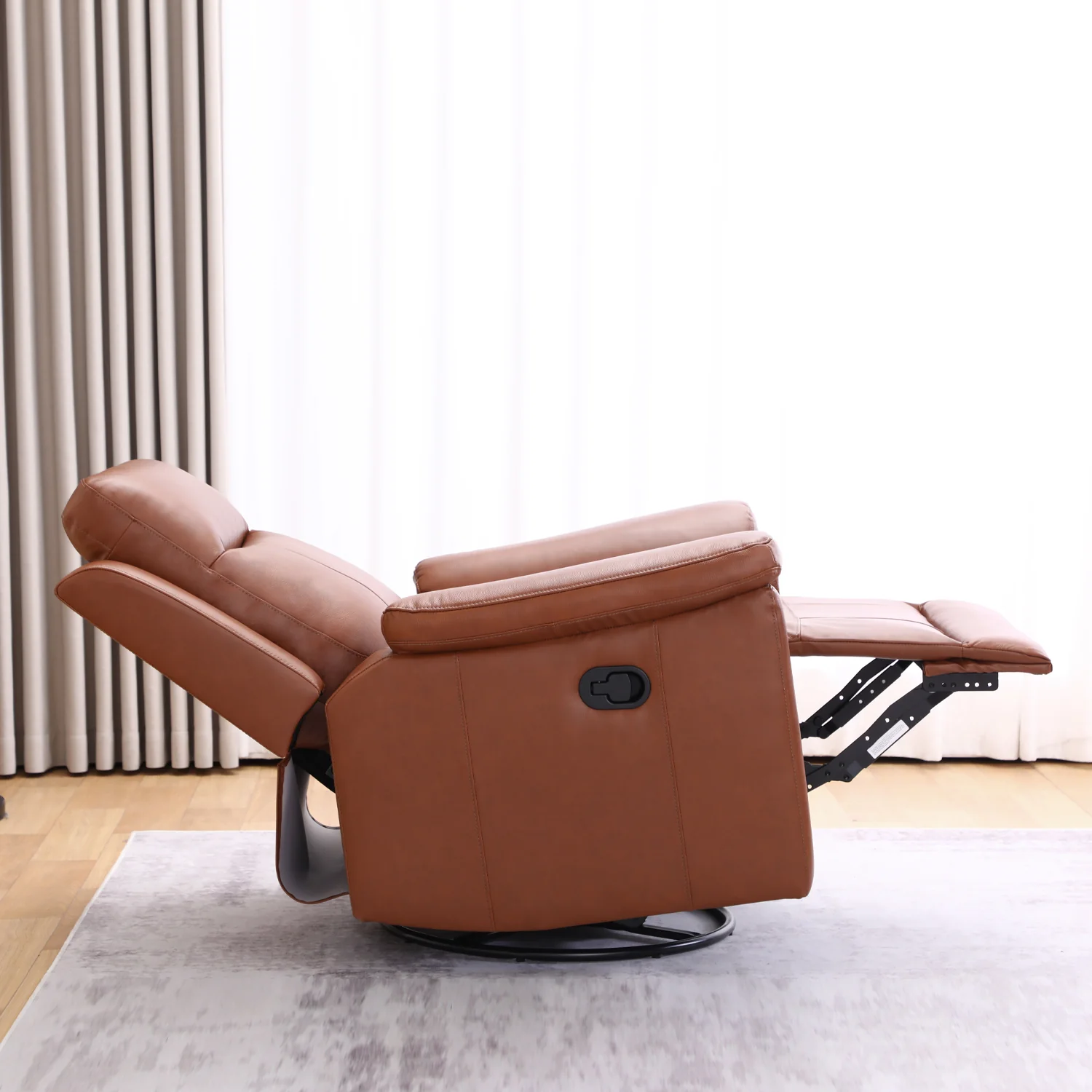 Sillón Reclinable Lola Cuero Miel - Image 7