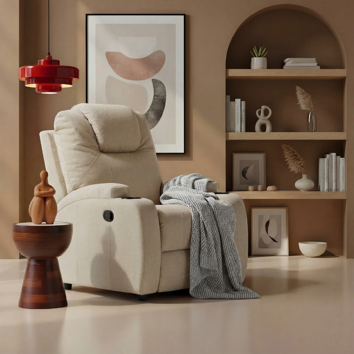 Sillón Reclinable Matti Eurolino Marfil - Image 2