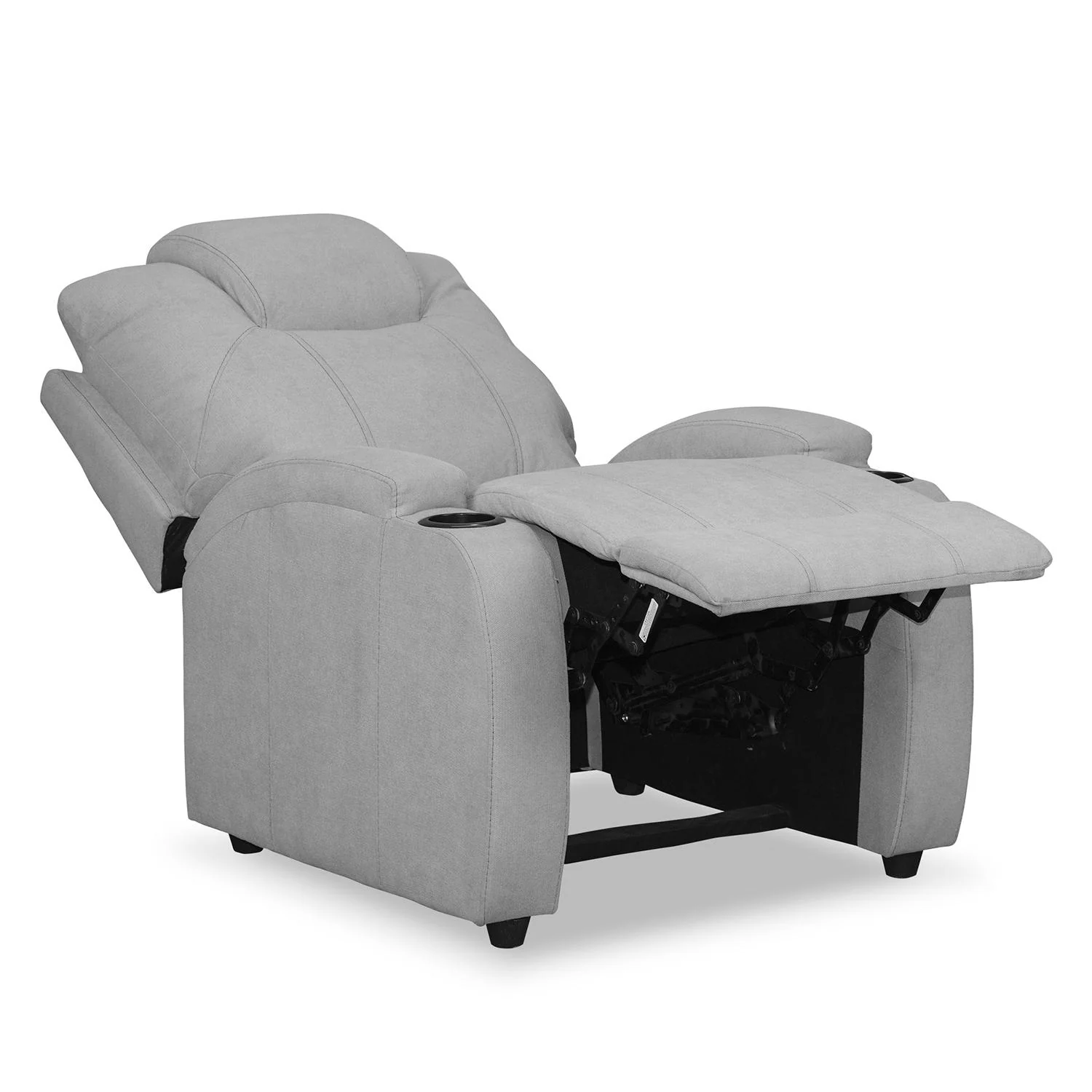 Sillón Reclinable Matti Microfibra Gris - Image 4