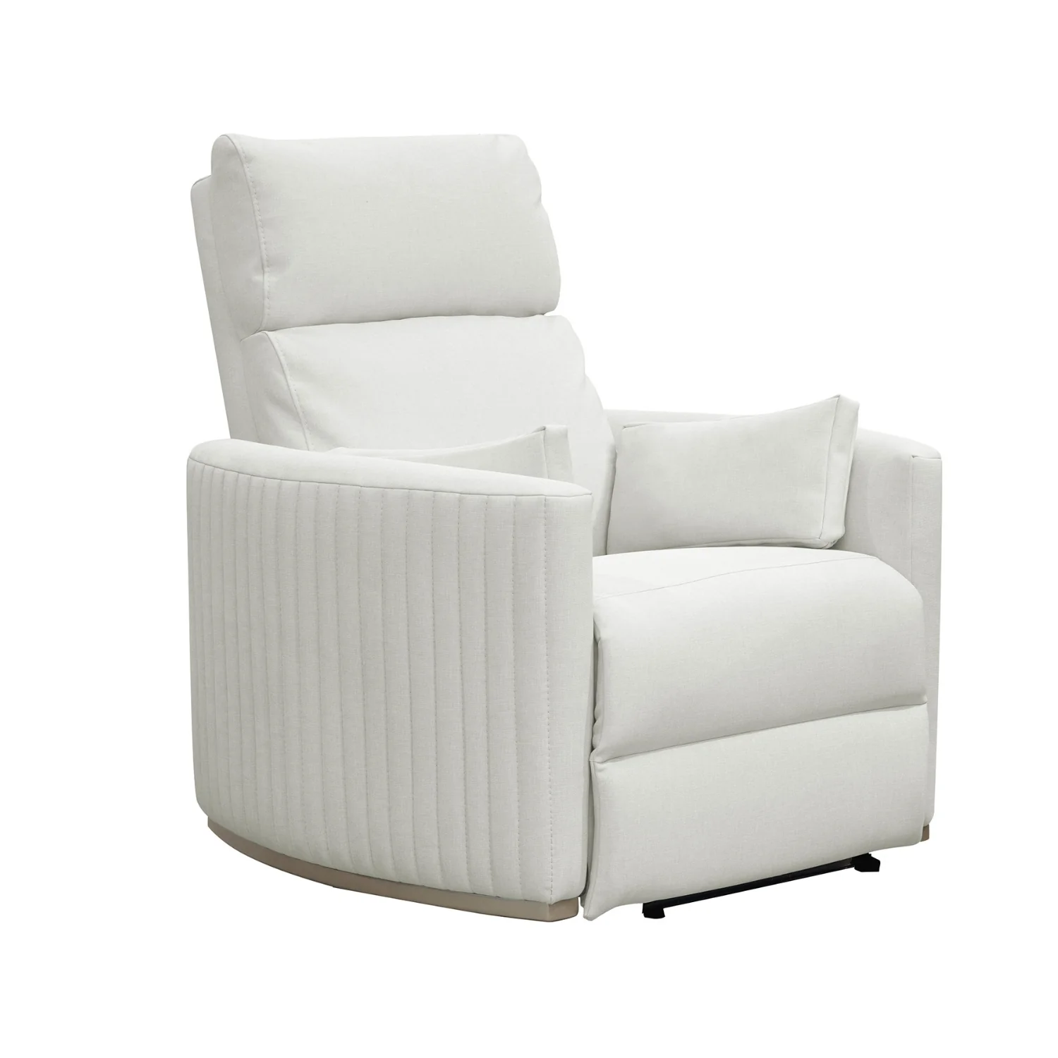 Sillón Reclinable Minoti Eurolino Blanco Puro, Champaña - Image 3