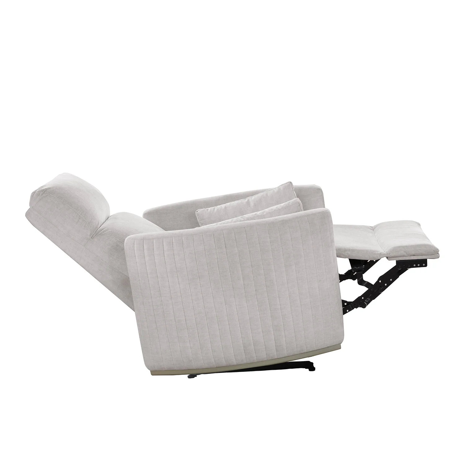Sillón Reclinable Minoti Velvet Atlas Marmol, Champaña - Image 7