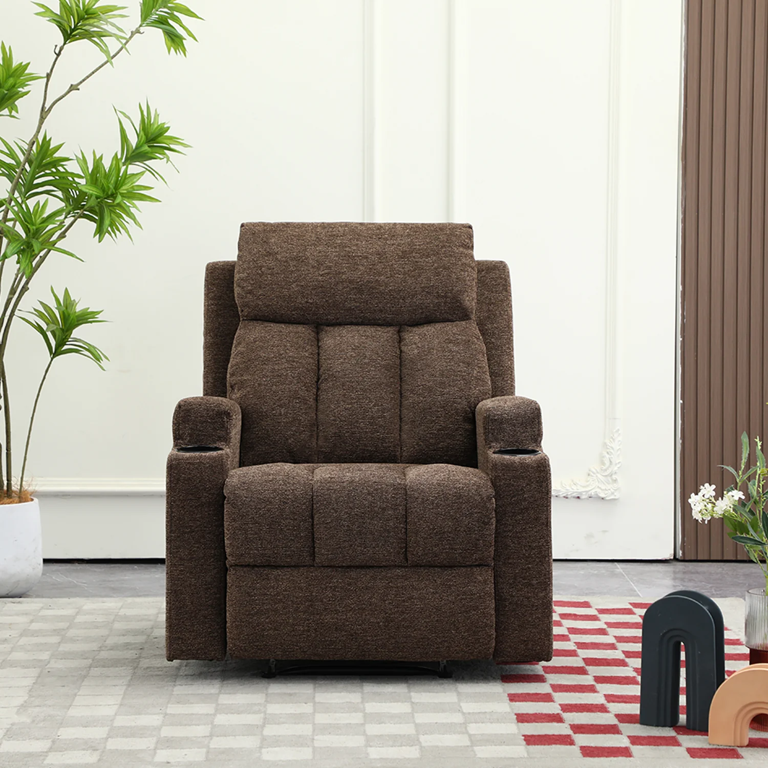 Sillón Reclinable Omega Chenille Mocca - Image 2