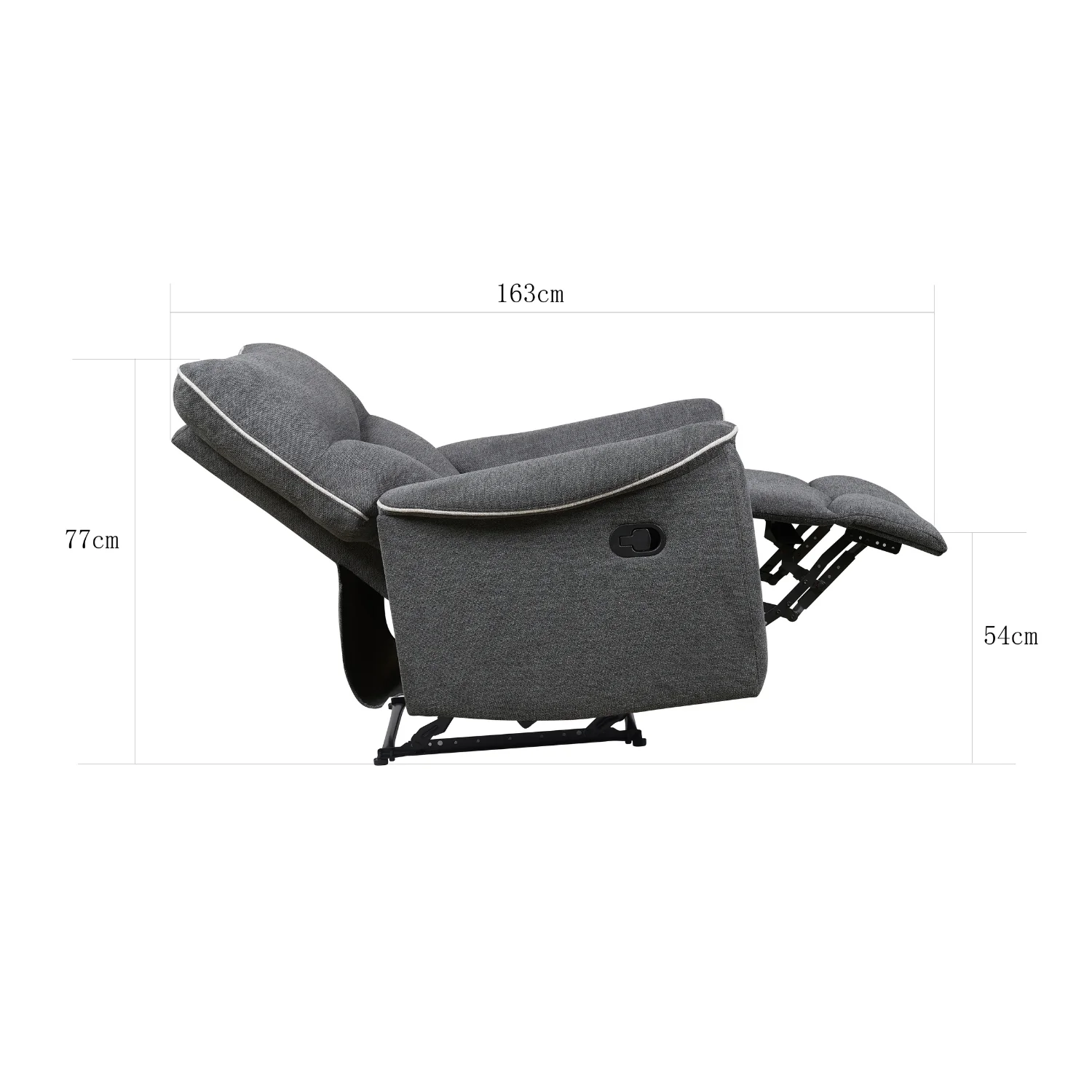 Sillón Reclinable Zeus Pana Gris - Image 7